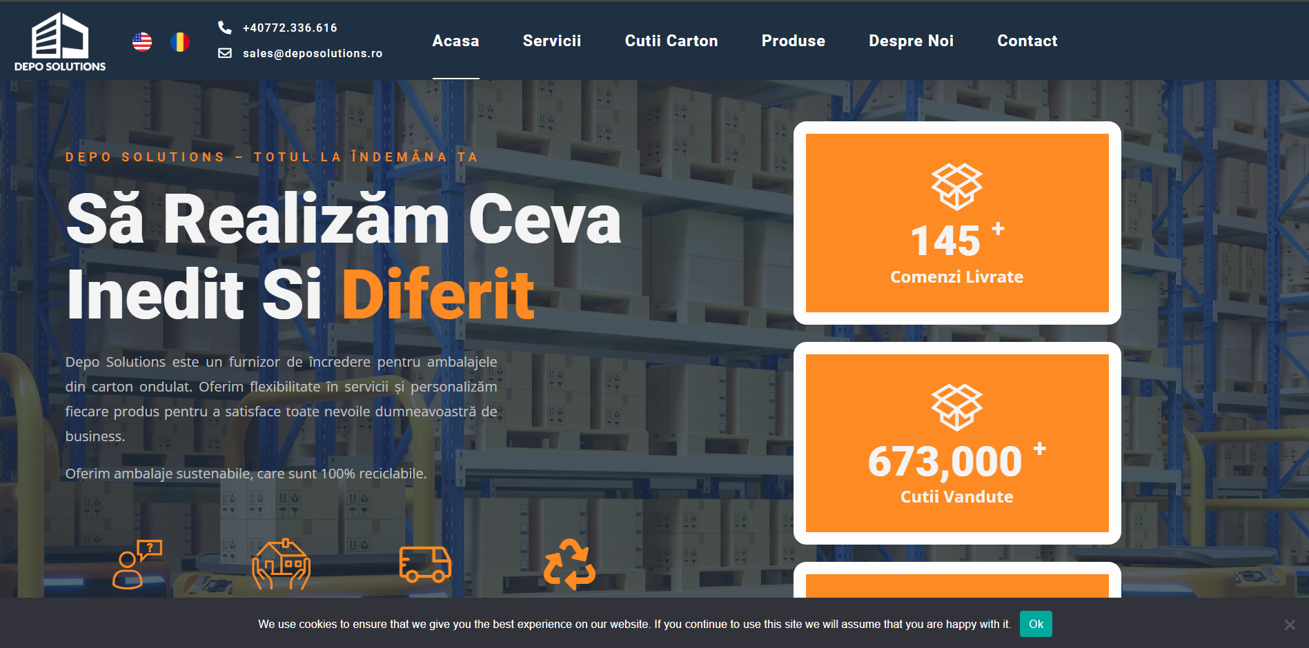 Depo Solutions — business website preview