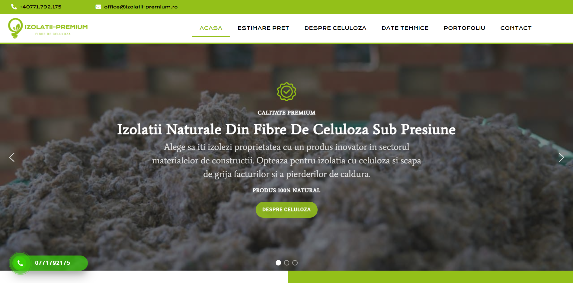 Premium Insulation — business website preview